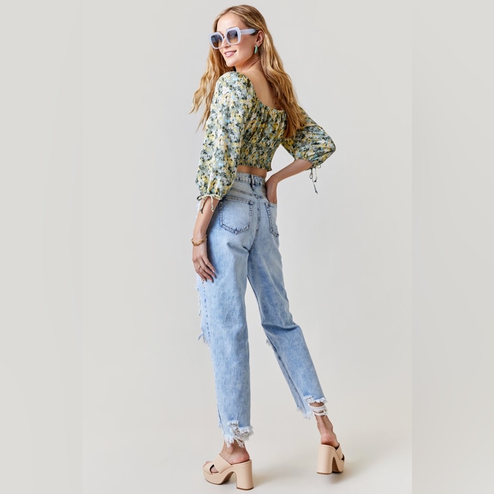 Francesca’s Vintage Almost Famous Harper Heritage Patchwork Acid Wash Jeans NWT - Picture 16 of 16